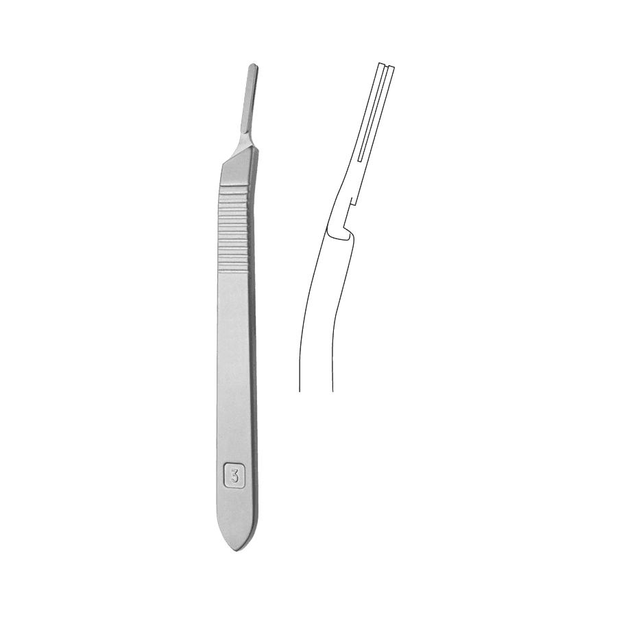 Scalpels Handle for chirurgische Instrumente RFQs Produktbild 1 für PreciWerk Katalog