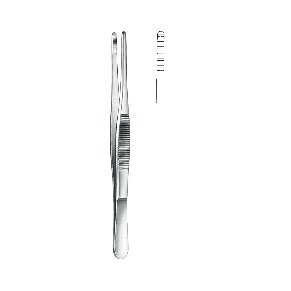 Verbandpinzette Instrumentenreferenz Produktbild 1 für PreciWerk Katalog