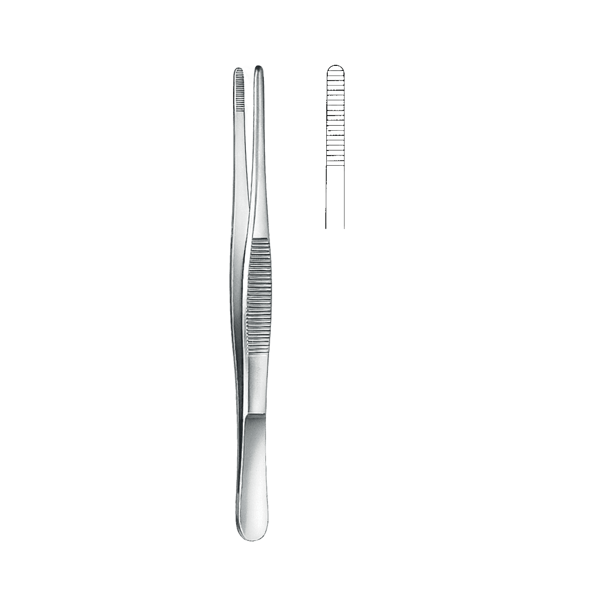 Verbandpinzette Instrumentenreferenz Produktbild 1 für PreciWerk Katalog